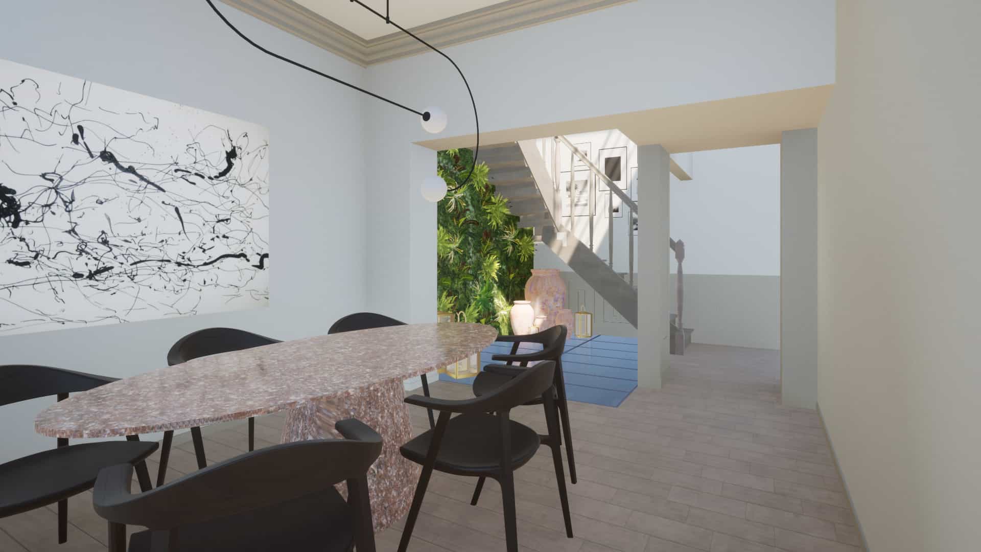 Appartement boulevard Carnot salle à manger